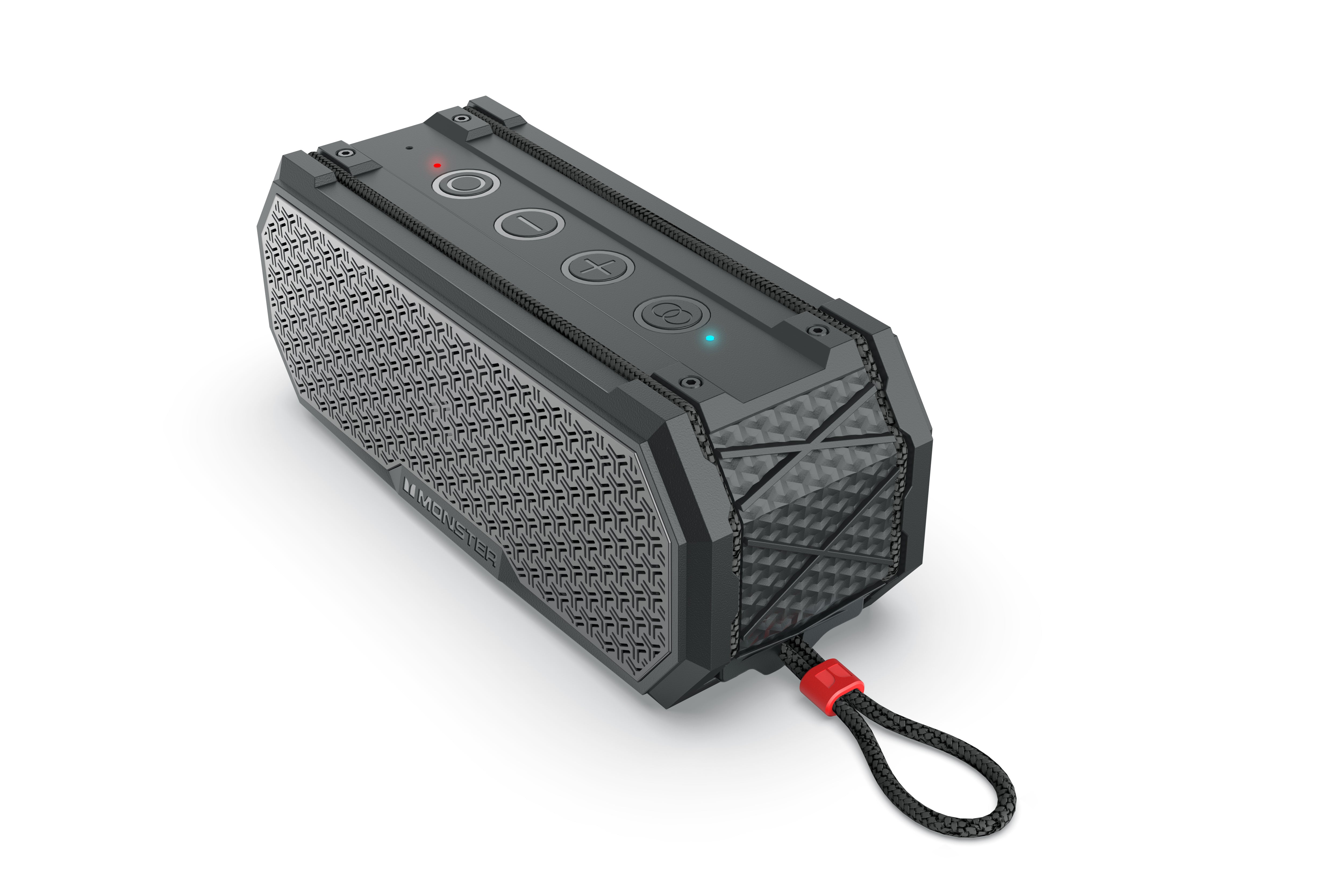 Monster Trax Speaker ezSync Bluetooth 20W Power, Waterproof, 12hr sale Battery. New!